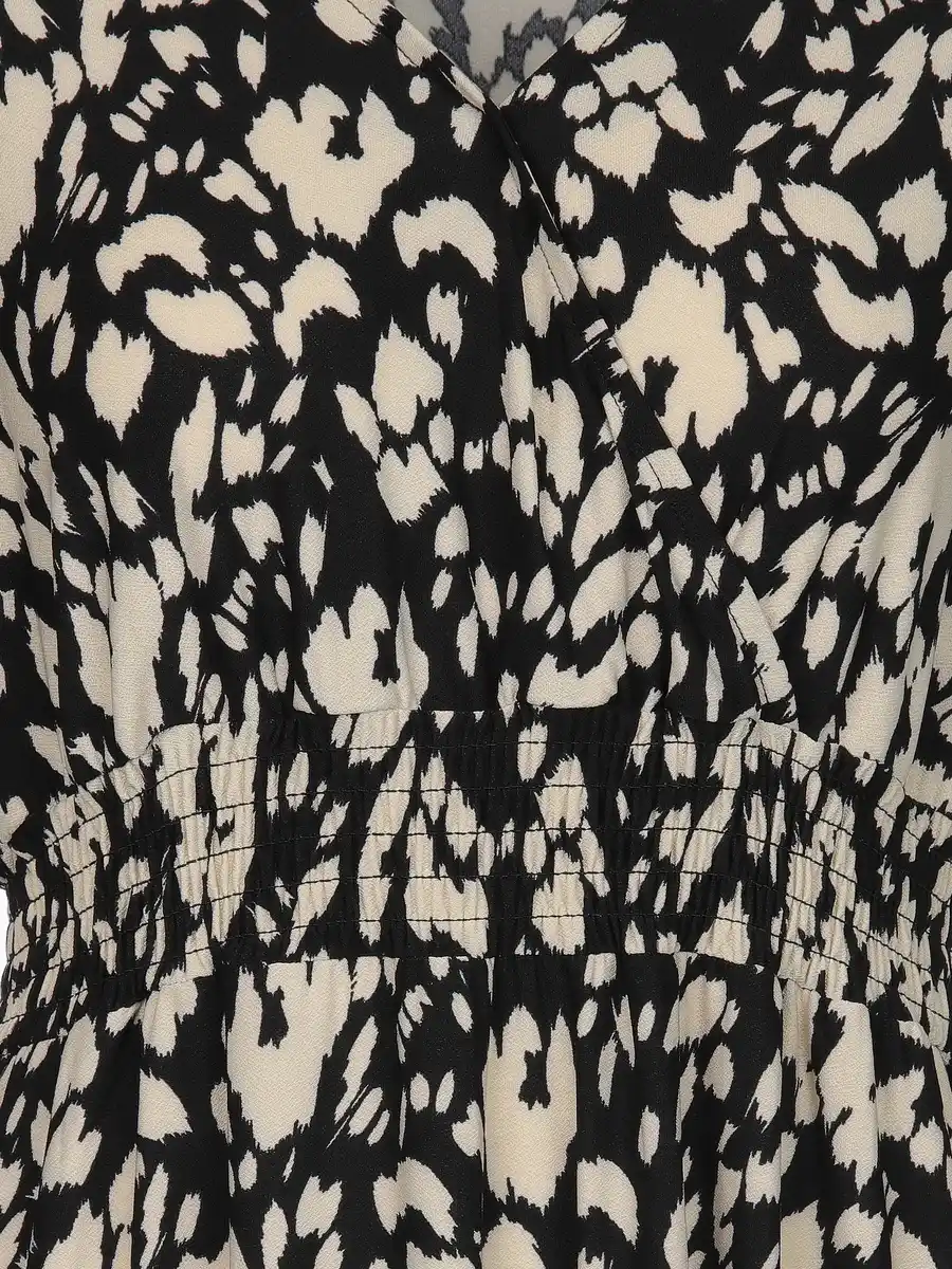 Bild 3 von Damen Jerseykleid ohne Ärmel im Alloverprint Weiß