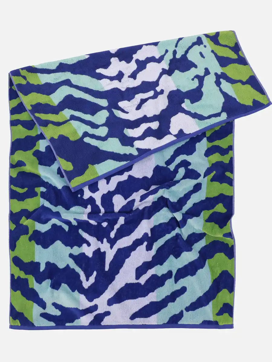 Bild 1 von Strandtuch mit Print Blau