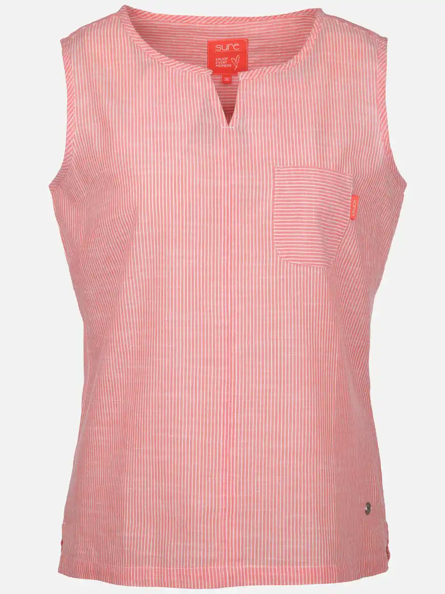 Bild 1 von Damen Top mit zarten Streifen Orange