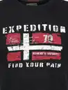 Bild 3 von Herren Shirt mit Frontprint Schwarz