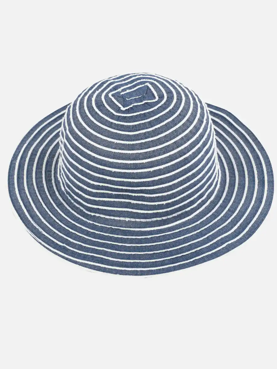 Bild 1 von Damen Hut mit Streifen Blau