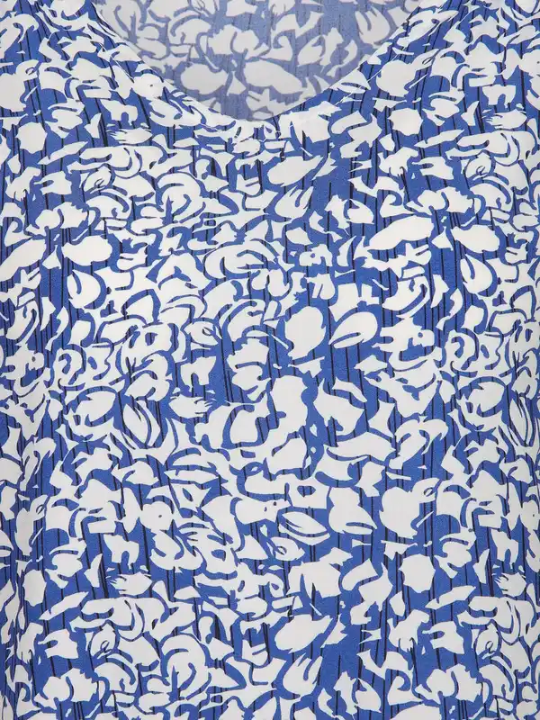 Bild 3 von Damen Top mit Rüschen Blau