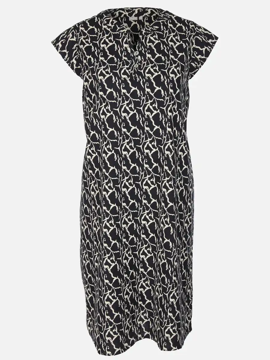 Bild 1 von Damen Kleid mit Alloverprint Schwarz