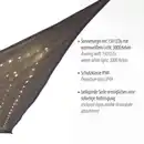 Bild 3 von JUST LIGHT.  Sonnensegel SEGEL, solarbetrieben, 1xLED-Kette/0,22Watt, 3000 Kelvin, IP44
