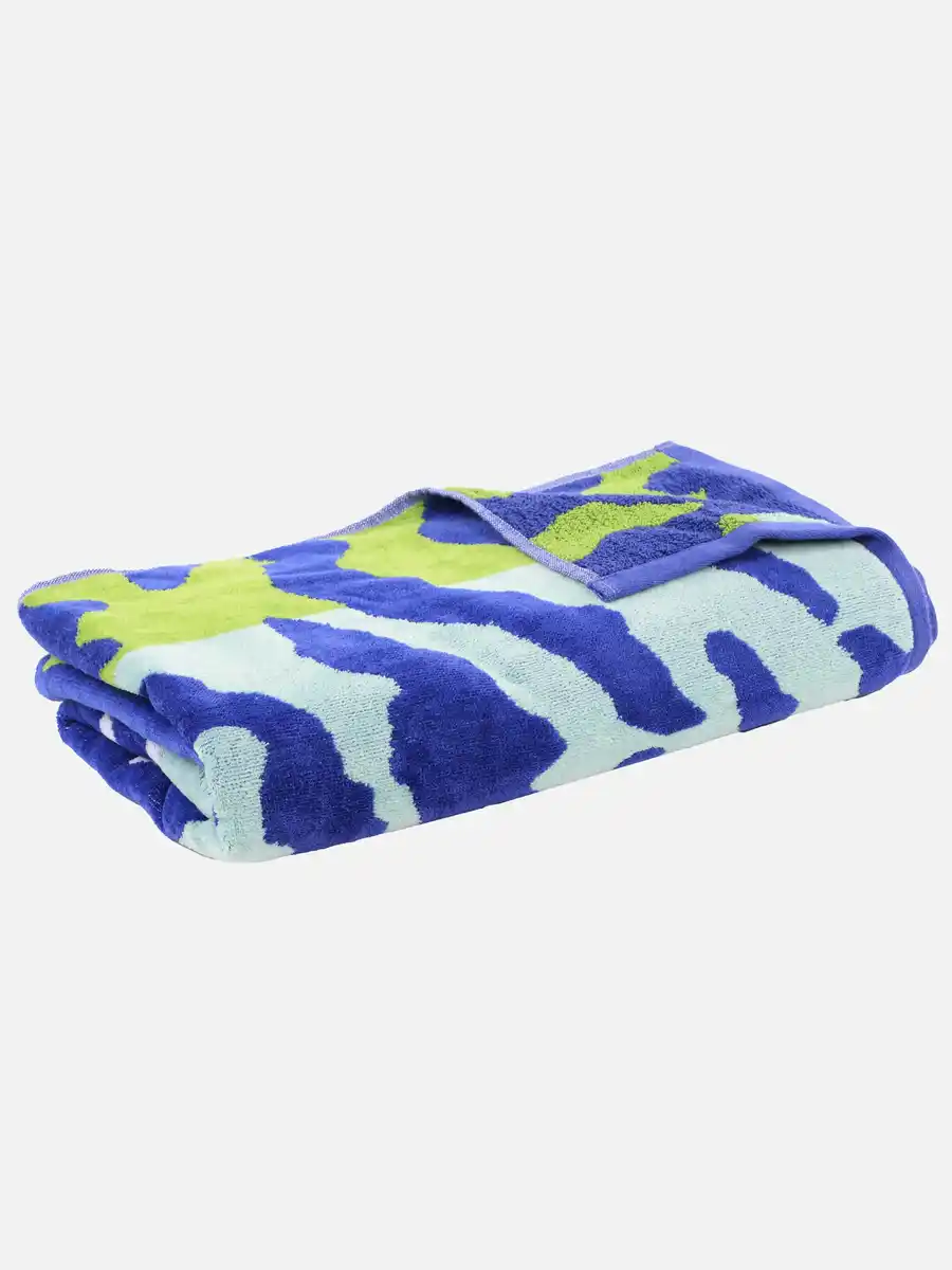 Bild 2 von Strandtuch mit Print Blau