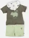 Bild 1 von Baby Jungen 3er Set mit Hippo Grün