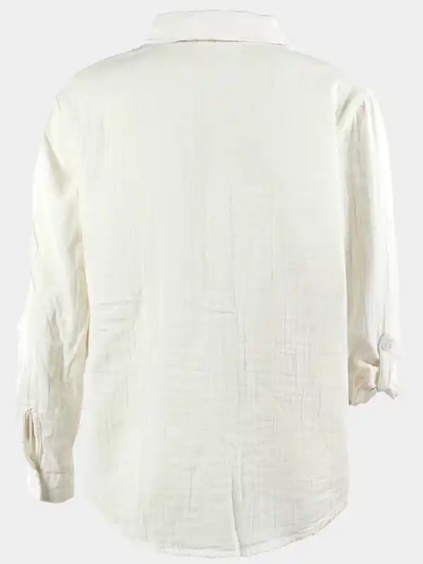 Bild 2 von Mädchen Musselin Bluse Weiß