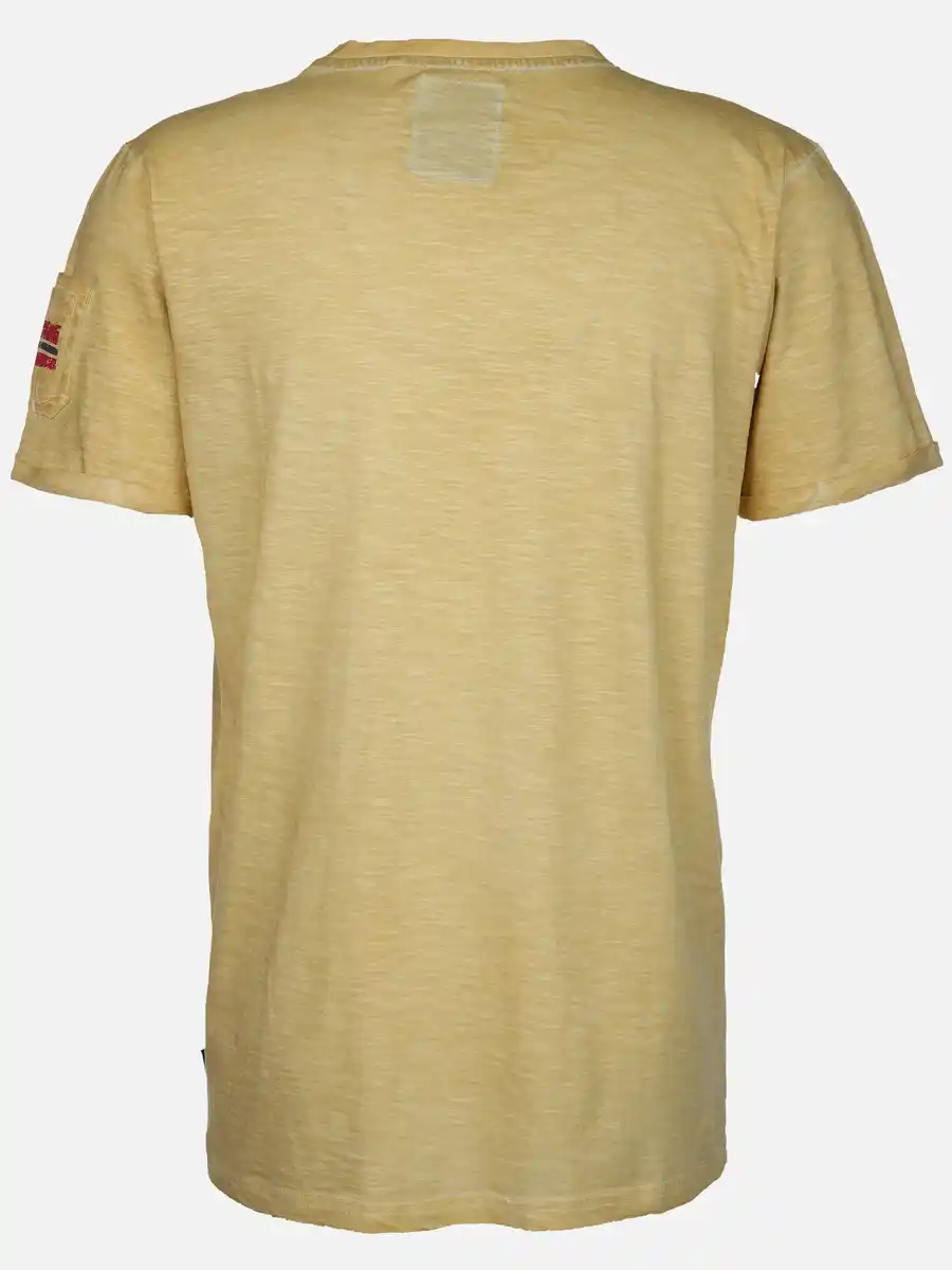 Bild 2 von Herren Shirt mit Frontprint Gelb