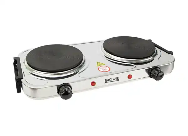 Bild 1 von Skive Edelstahl-Doppelkochplatte 2000W