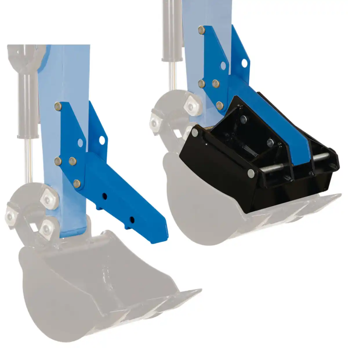 Bild 1 von Scheppach Baggerdaumen und Haltekralle im Set