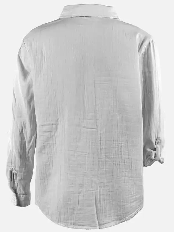 Bild 2 von Mädchen Musselin Bluse Grau