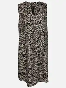 Damen Kleid ohne Ärmel Schwarz