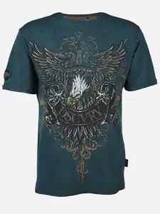 Herren Shirt im Used Look Blau