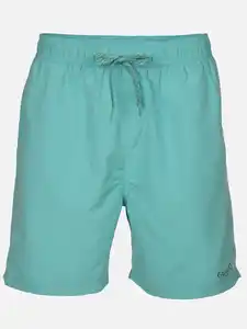 Herren Badeshorts unifarben Blau