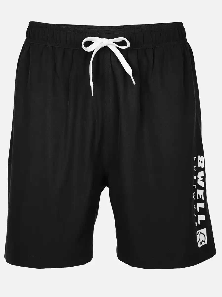 Bild 1 von Herren Badeshorts mit Print Schwarz