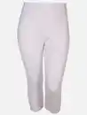 Bild 1 von Große Größen Basic Capri-Leggings Weiß