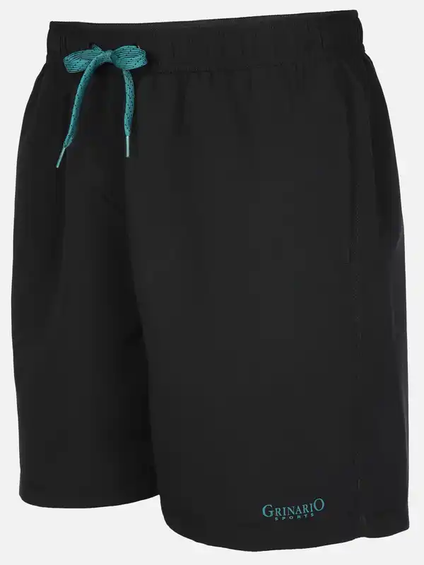 Bild 3 von Herren Badeshorts unifarben Schwarz