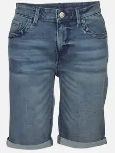 Damen Bermuda im 5 Pocket Style Blau