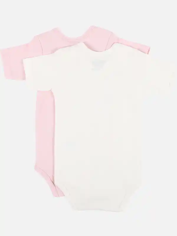 Bild 2 von Baby Mädchen Sprüche Body im 2er Pack Pink