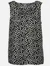 Bild 1 von Damen Top mit Alloverprint Schwarz