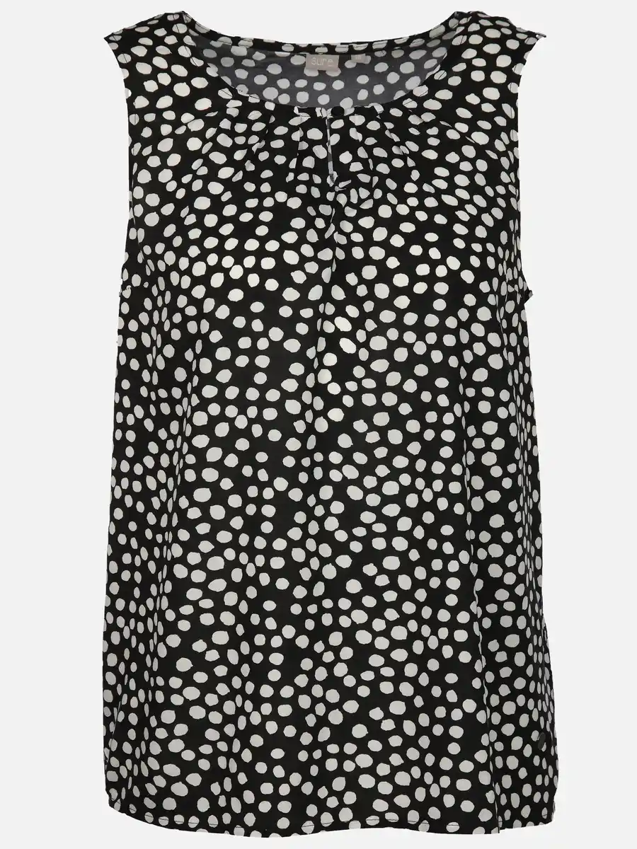 Bild 1 von Damen Top mit Alloverprint Schwarz