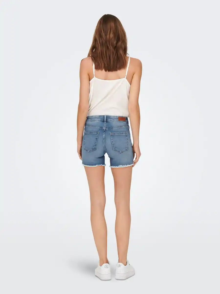 Bild 4 von Only ONLBLUSH MID SK RAW S Jeansshorts Blau