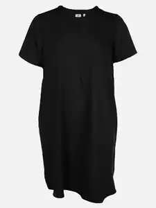 Große Größen Kleid Schwarz
