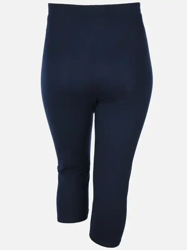 Bild 2 von Große Größen Basic Capri-Leggings Marine