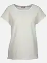 Bild 1 von Damen Jacquard T-Shirt Weiß