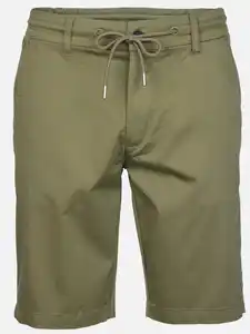 Herren Chino Shorts mit Relaxbund Oliv