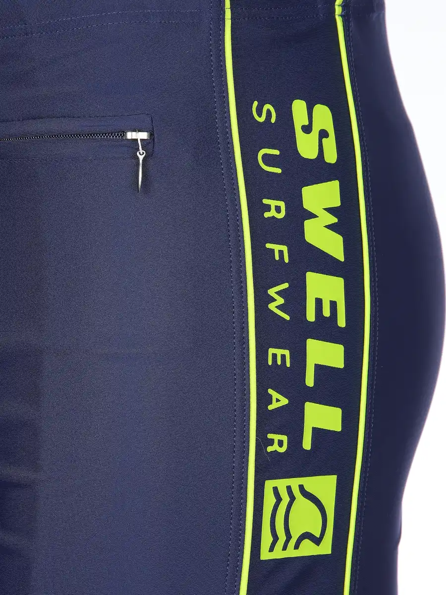 Bild 3 von Herren Badehose mit Reißverschlußtasche Blau