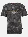 Bild 1 von Herren Shirt mit coolem Frontprint Schwarz