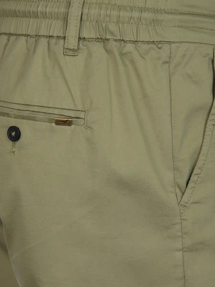 Bild 4 von Herren Chino Shorts mit Relaxbund Oliv