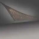 Bild 4 von JUST LIGHT.  Sonnensegel SEGEL, solarbetrieben, 1xLED-Kette/0,22Watt, 3000 Kelvin, IP44