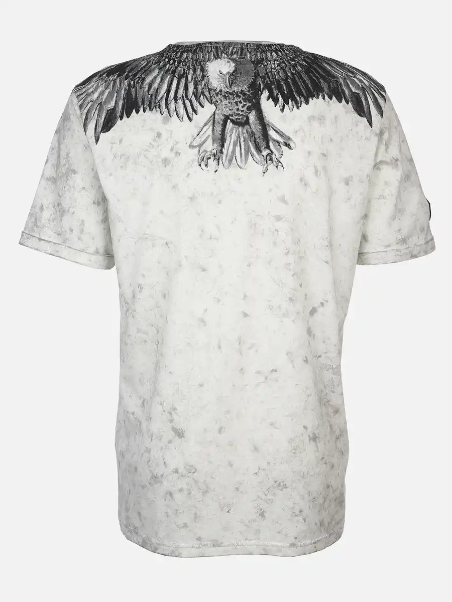 Bild 2 von Herren Shirt mit coolem Frontprint Weiß