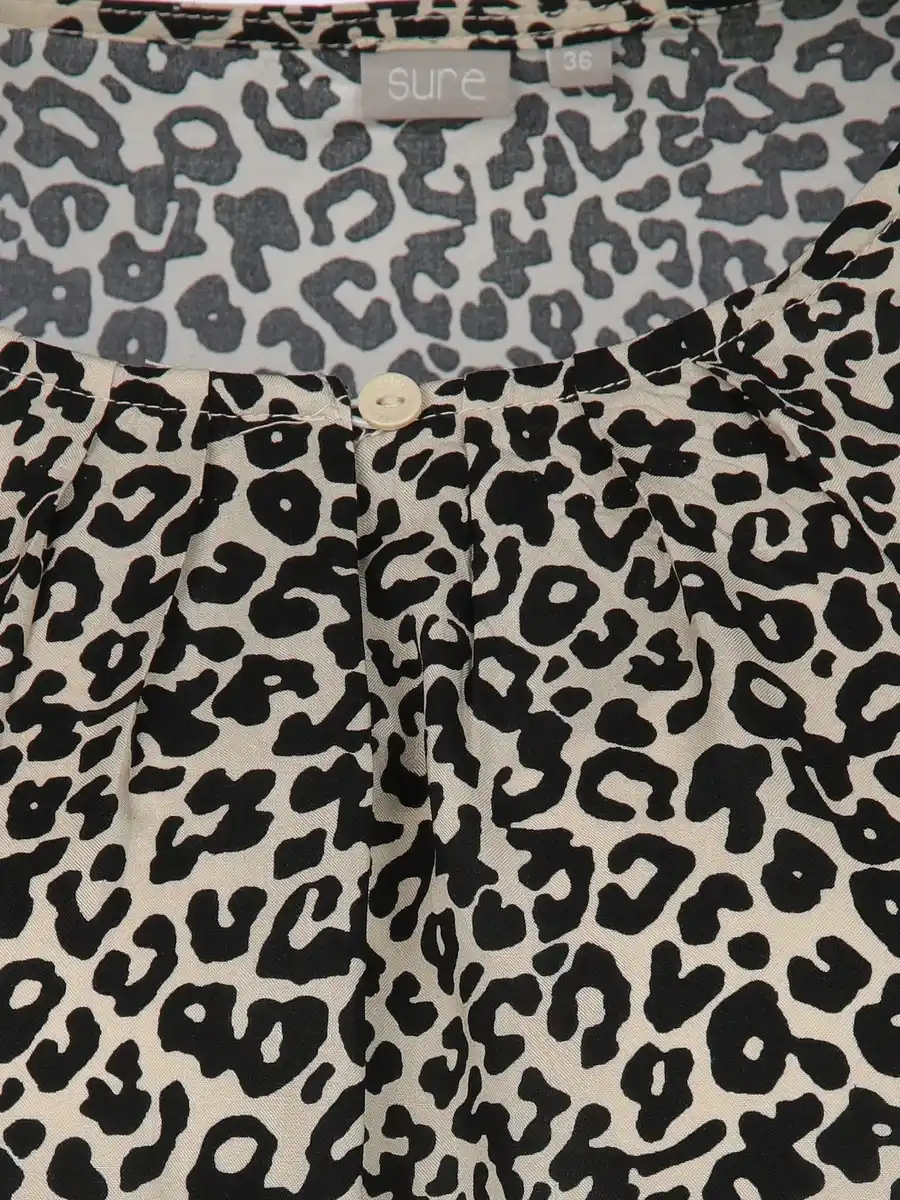 Bild 3 von Damen Top mit Alloverprint Beige