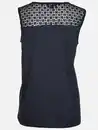 Bild 2 von Damen Jersey Tanktop mit Lochstickerei Marine