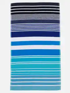 Strandtuch gestreift 90x165cm Blau
