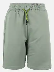 Jungen Sweatshorts mit Schriftzug Grün