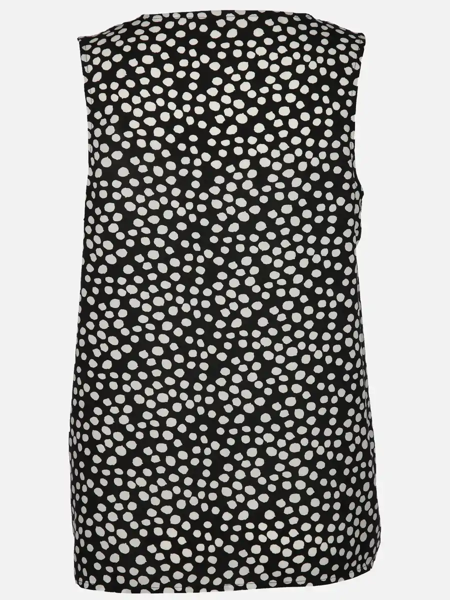 Bild 2 von Damen Top mit Alloverprint Schwarz