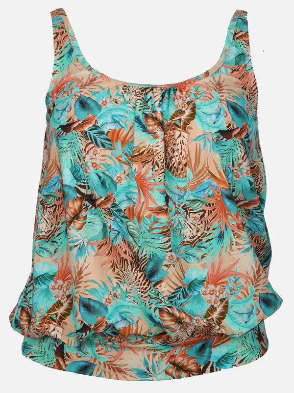 Bild 1 von Damen Tankini Top mit Print Grün