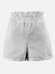 Mädchen Musselin Shorts Grau