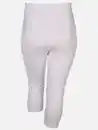 Bild 2 von Große Größen Basic Capri-Leggings Weiß