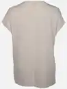 Bild 2 von Große Größen Shirt mit Silberprint Beige