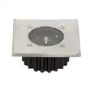 Bild 1 von LED-Solar-Bodeneinbauleuchte 8,5x8,5cm Die rostfreie