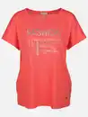 Bild 1 von Damen Shirt mit Glitzerprint und Strassbesatz Pink