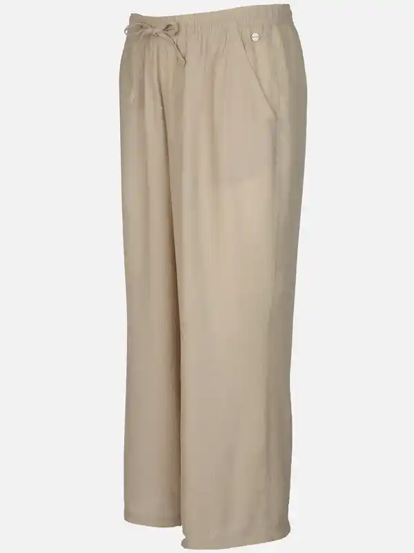 Bild 3 von Damen Hose in Crinkle Optik Beige