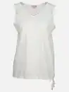 Bild 1 von Damen Tanktop mit Spitzenbesatz Weiß