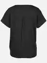 Bild 2 von Damen Shirt mit Glitzerprint und Strassbesatz Schwarz