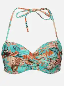 Damen Bikini Oberteil Grün
